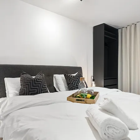 아파트 King Bed - Behind Bryggen - Renovated Des 23