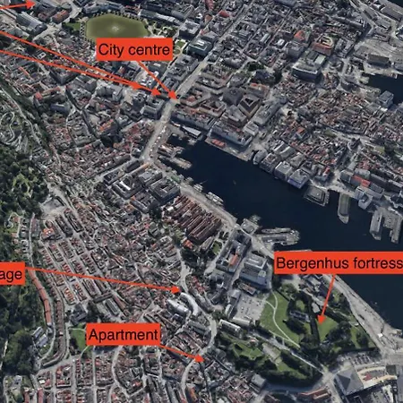 King Bed - Behind Bryggen - Renovated Des 23 아파트 *