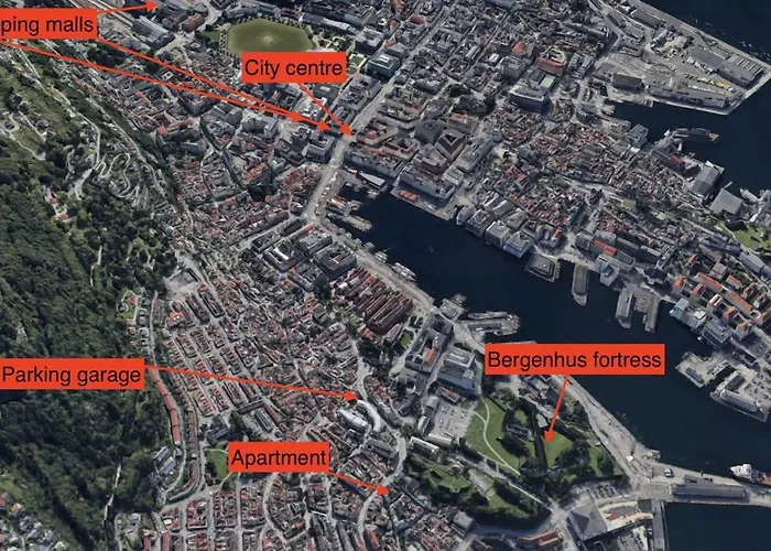 King Bed - Behind Bryggen - Renovated Des 23 Apartamento *